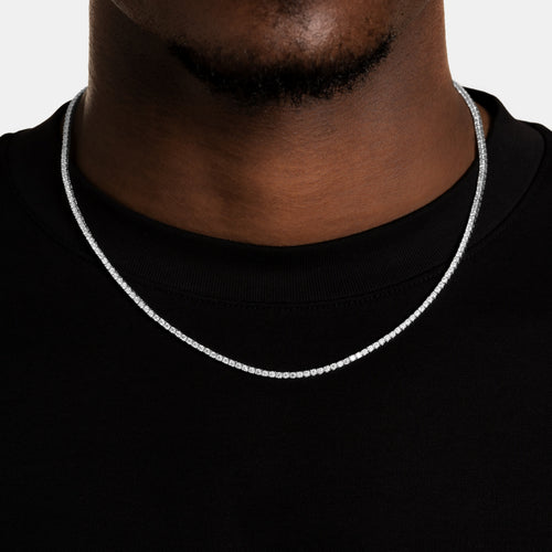 2mm Moissanite Tennis Chain