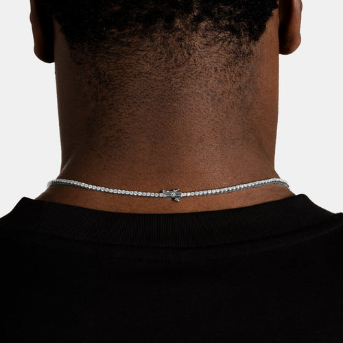 2mm Moissanite Tennis Chain