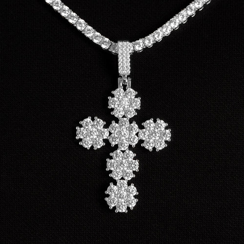 Daisy Cross Pendant
