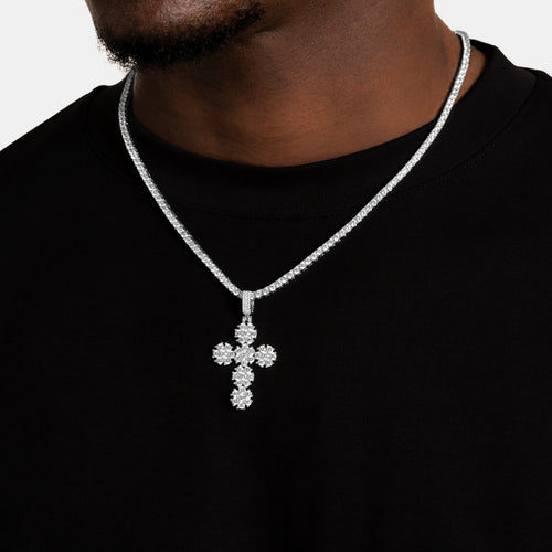 Daisy Cross Pendant
