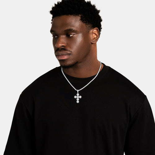 Daisy Cross Pendant