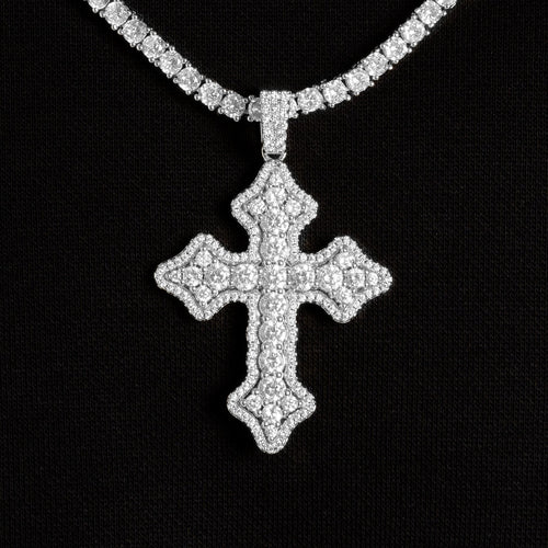 Clustered Cross Pendant