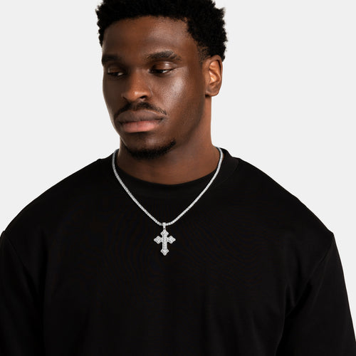 Clustered Cross Pendant