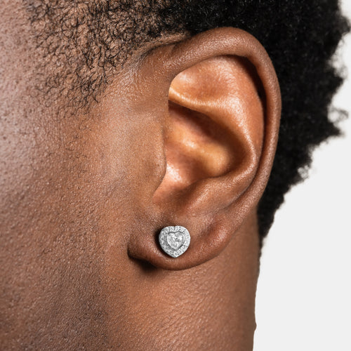 Cluster Mini Heart Earrings