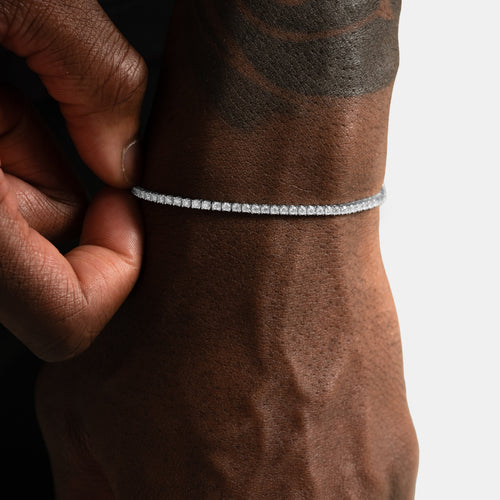 2mm Moissanite Tennis Bracelet