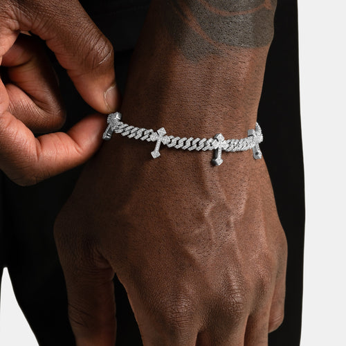 Cross Cuban Bracelet