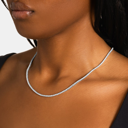2mm Moissanite Tennis Chain