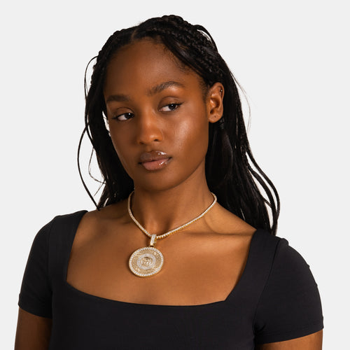 Medusa Pendant Gold