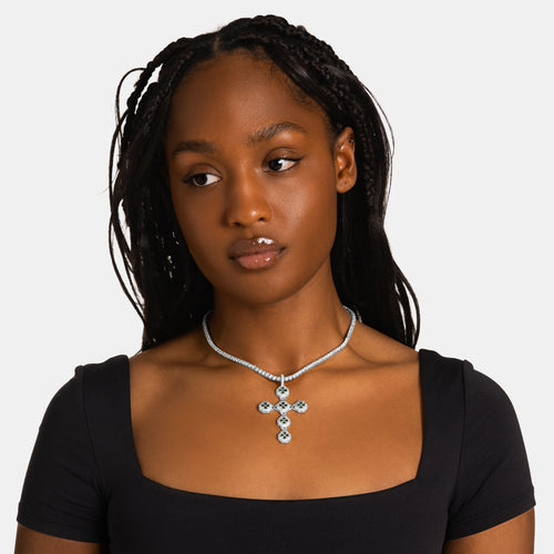 Cloverleaf Cross Pendant