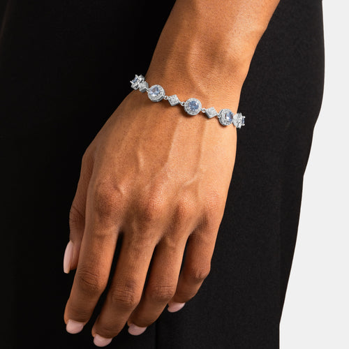 Blue Cluster Bracelet