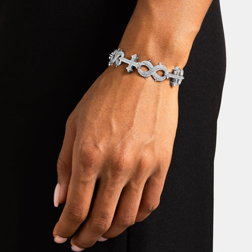 Eternal Cross Link Bracelet