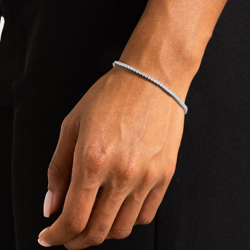 2mm Moissanite Tennis Bracelet
