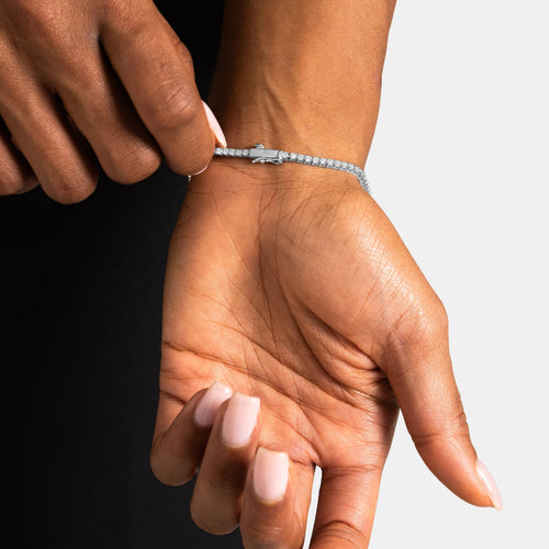 2mm Moissanite Tennis Bracelet