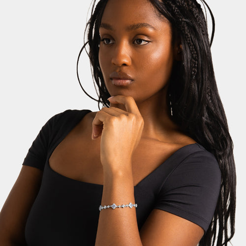 Blue Clover Micro Bracelet
