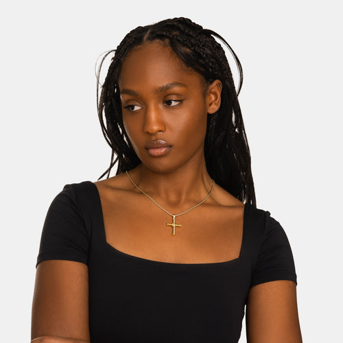 Twisted Cross Gold