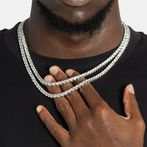 Layered 5mm Tennis Chains
