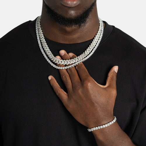 Cuban & Tennis Chain Bundle