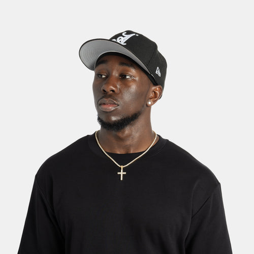 Cross & Tennis Chain Bundle Gold