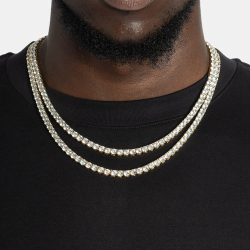 3 in 1 - 5mm Tennis Set Gold