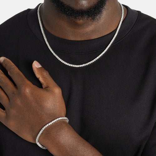 3mm Tennis Chain & Bracelet