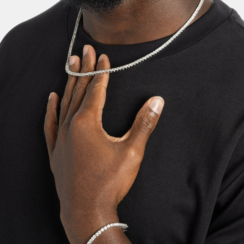 3mm Tennis Chain & Bracelet