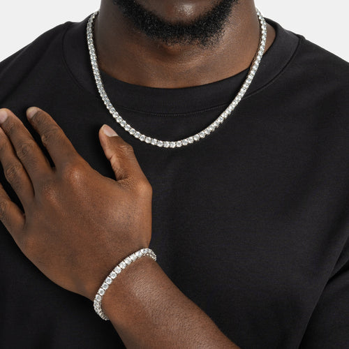 5mm Tennis Chain & Bracelet