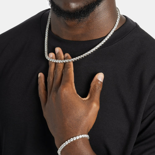 5mm Tennis Chain & Bracelet