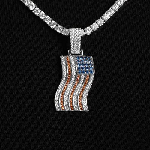American Flag Pendant