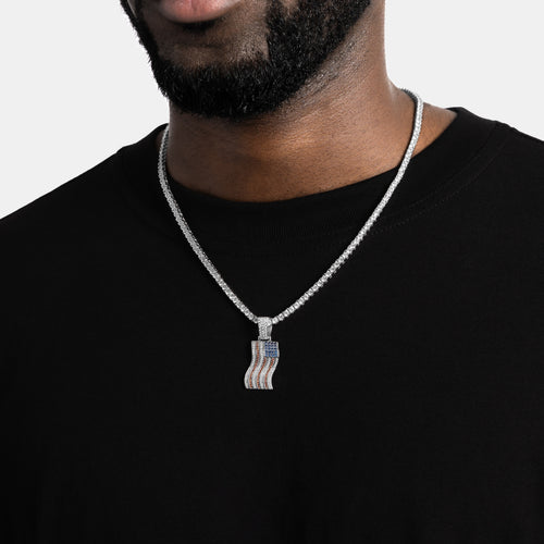 American Flag Pendant