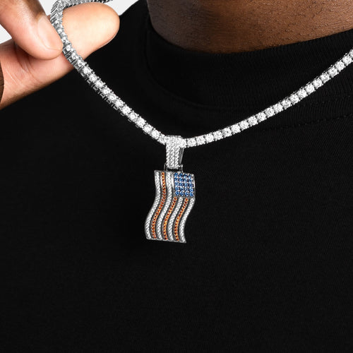American Flag Pendant