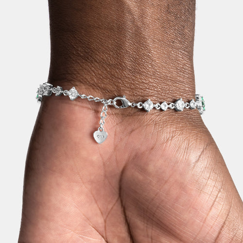Green Clover Micro Bracelet