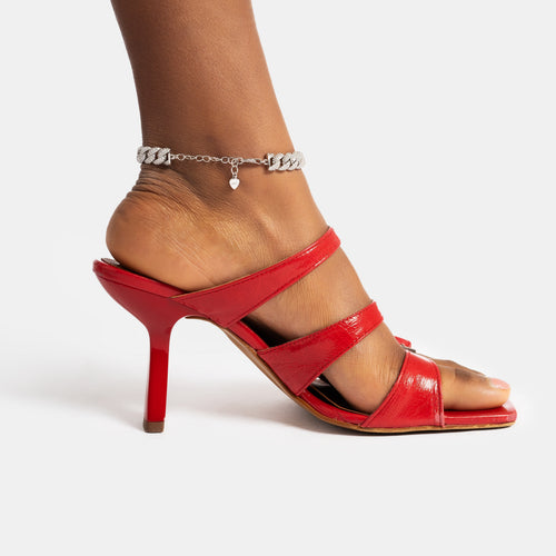 8.5mm Diamond Cuban Anklet