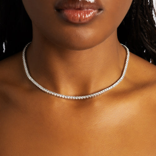 3mm Moissanite Tennis Chain