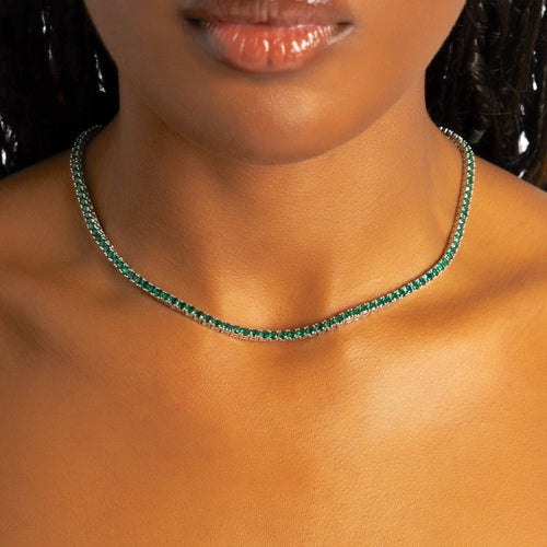3mm Emerald Tennis Chain