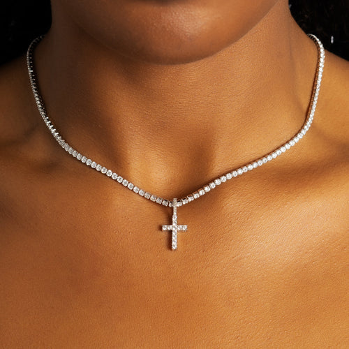 Micro Cross Pendant
