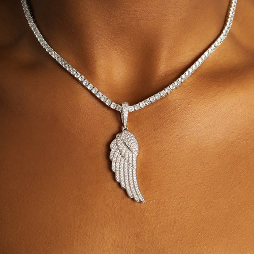 Iced Wing Pendant