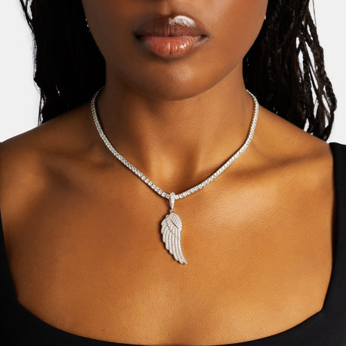 Iced Wing Pendant