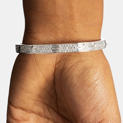Moissanite Band Bracelet