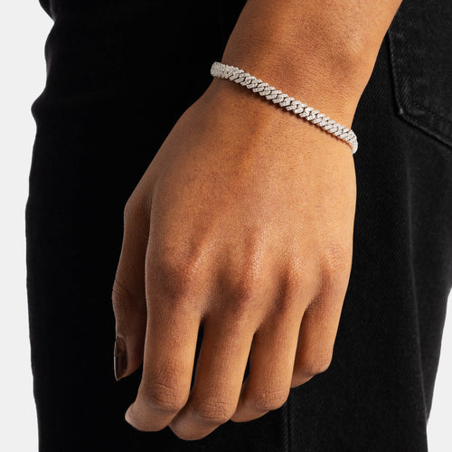 5mm Prong Cuban Bracelet