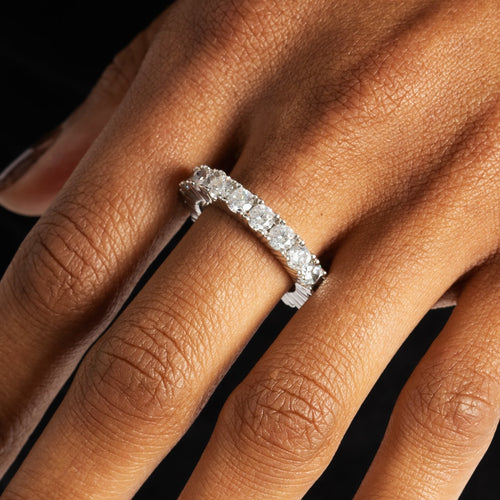 Moissanite Tennis Ring