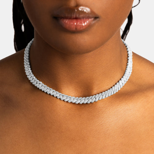 8mm Moissanite Cuban Chain