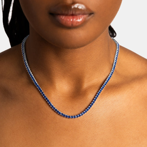3mm Sapphire Tennis Chain