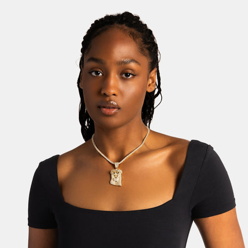 Jesus Pendant Gold