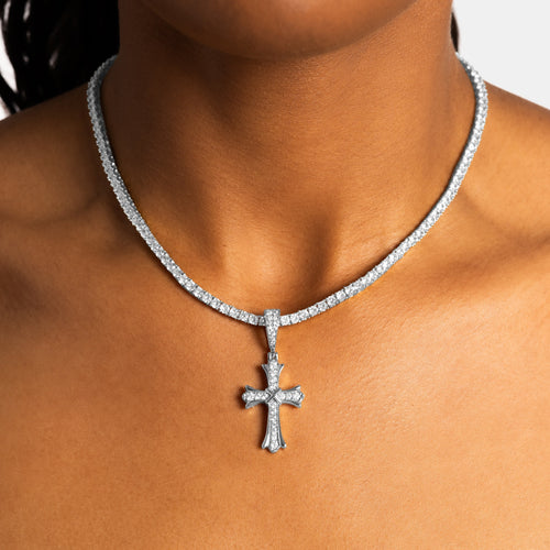 Flared Cross Pendant