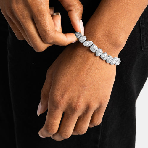 Multi Cut Tennis Bracelet