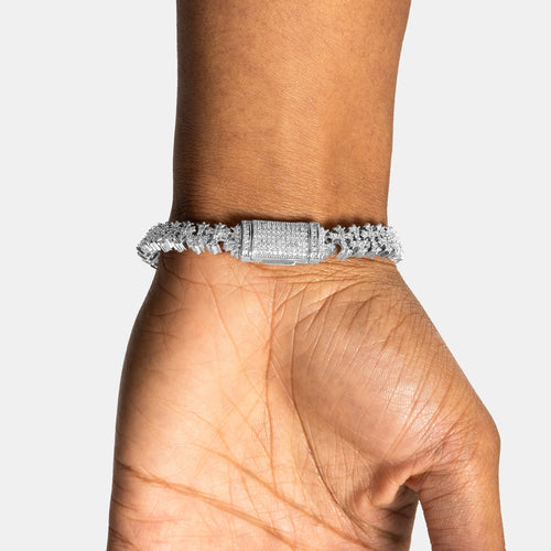 Iced Cross Pattern Bracelet
