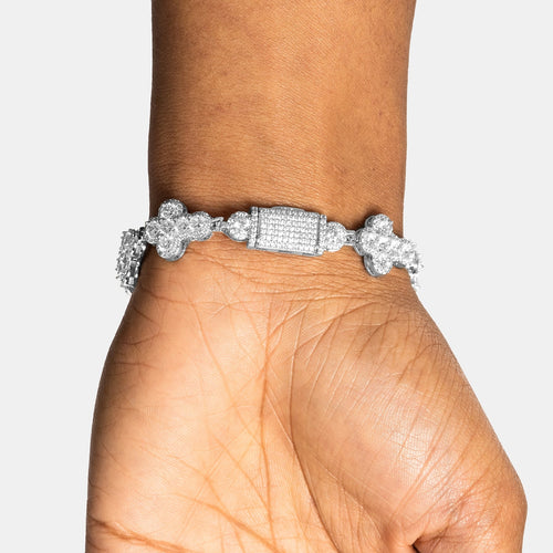 Cluster Cross Bracelet
