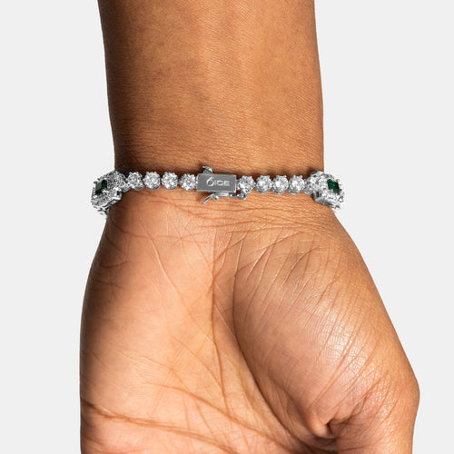 Emerald Micro Tennis Bracelet