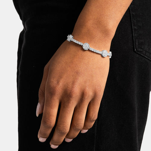 Daisy on Tennis Bracelet