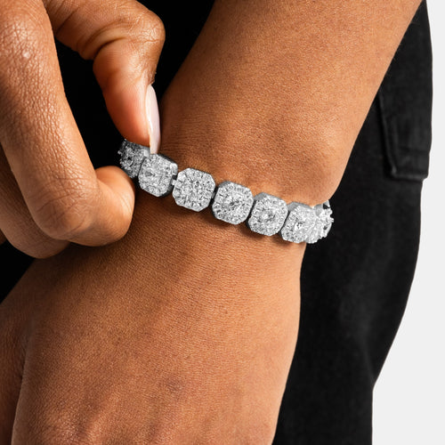 Cluster Tennis Bracelet